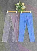318 Pieces Breathable Quick Dry High Elasticity Sports Fitness Yoga Capri Pants Stock Lot Wholesale - Image 6