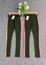 619 Pieces Color Block Breathable Quick Dry High Stretch Fitness Yoga Pants - Image 1