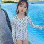 Approx 500 Pcs Ins Style Girls One Piece Holiday Swimwear Main Style as Picture 3 Size 90-140 Individually Packed - Image 9