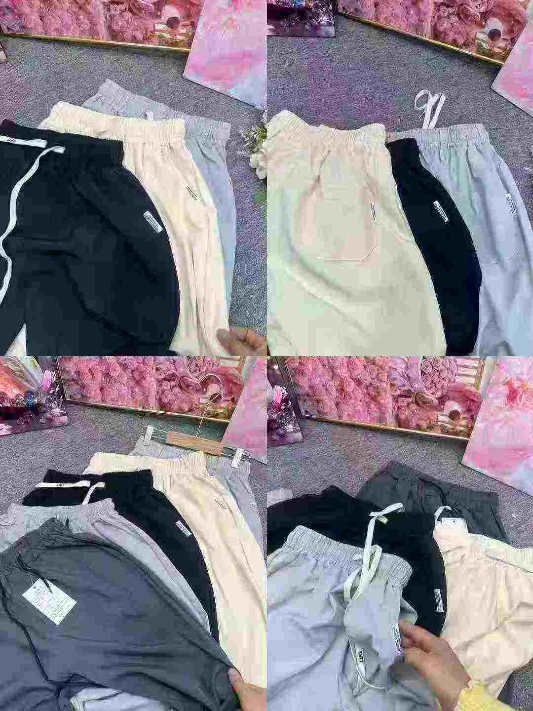 Men's Ice Silk Loose Thin Quick-Dry Casual Cuffed Jogger Pants, Approx 1400 Pieces Bulk Stock For Wholesale Export - Image 2