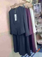 High-end Elegant Women's 2-Piece Blazer & Wide Leg Pants Suit, 3 Colors, S-4XL, 1100 Sets, Factory Original Packing - Image 3