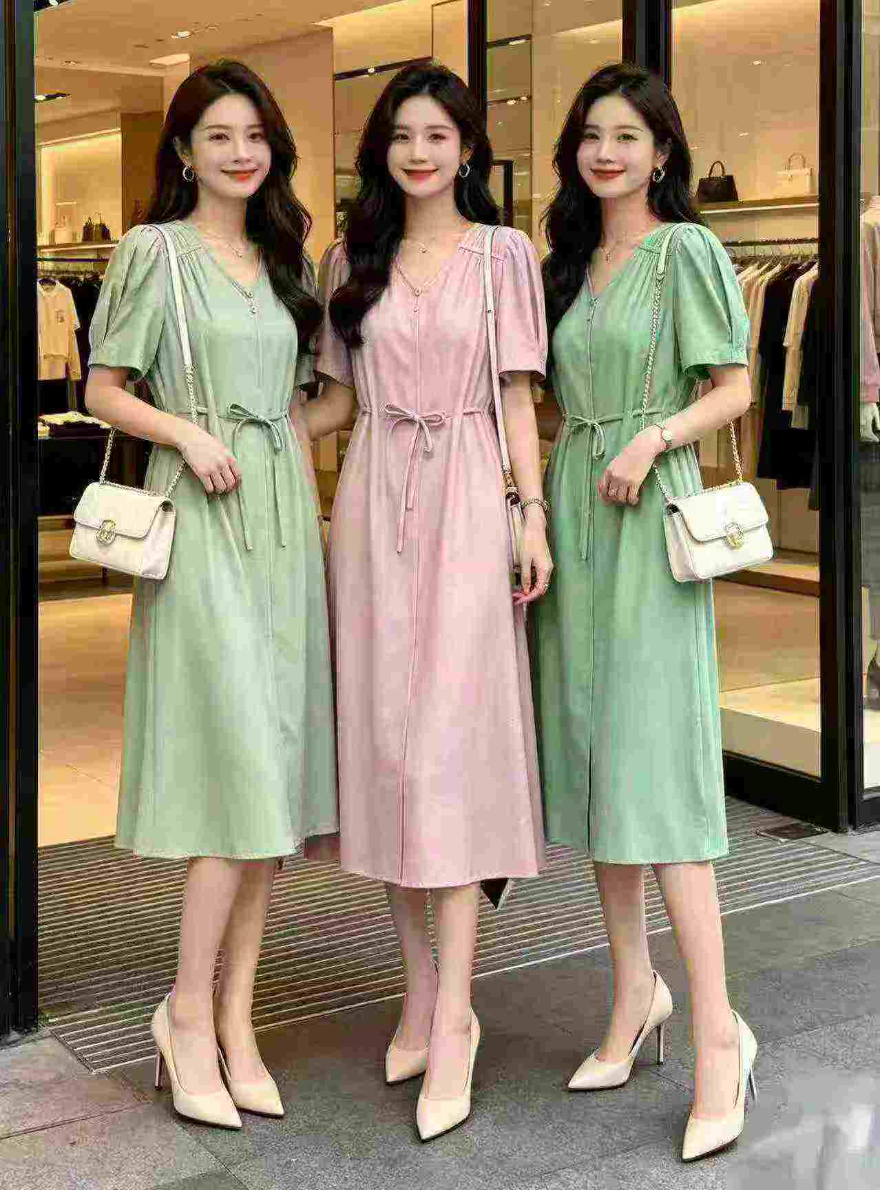 700PCS Summer Fashion Elegant Long Dresses Full Clearance Bulk Wholesale - 9.8 CNY - Image 1