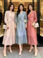 700PCS Summer Fashion Elegant Long Dresses Full Clearance Bulk Wholesale - 9.8 CNY - Image 8