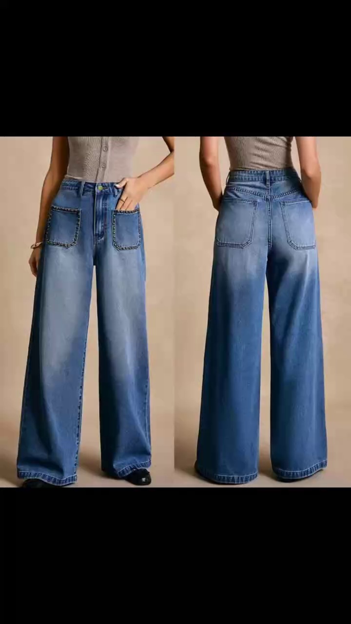 Around 500 Pieces Branded Original Loose American Style Jeans | Full Bulk Clearance CNY 11.3 - Image 1