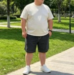 Summer New Arrival Men's Washed Cotton Plus Size Elastic Waist Big Men Denim Shorts, 648 Pieces Bulk Clearance - Image 4