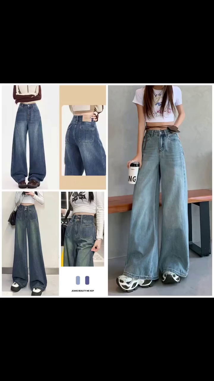10000 Pieces Mixed Trendy Women's Denim Long Jeans, New Neat Stock Individual Packed With Tags/Waist Cards Bulk Clearance - Image 1