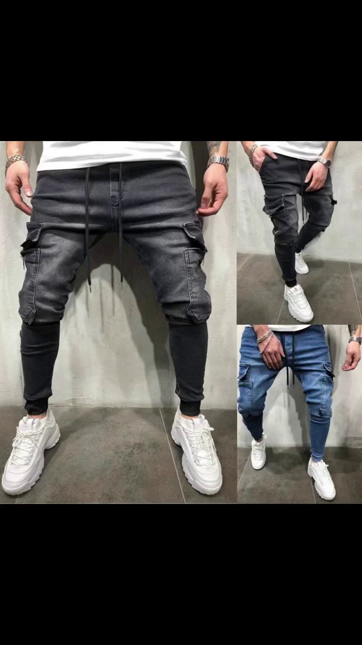 Around 3000 Pieces High Quality Original American Style Loose Stretch Men's Jeans Bulk Clearance - Image 1