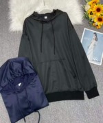 New Spring Autumn Loose Plain Unisex Hoodies, 3040 Pieces Bulk Stock Wholesale for Export - Image 1