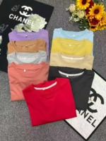 Spring Autumn Retro Plain Loose Unisex Crew Neck Cotton Sweatshirts, 2 Styles Multi Colors, Around 750 Pcs Bulk Stock Wholesale - Image 3