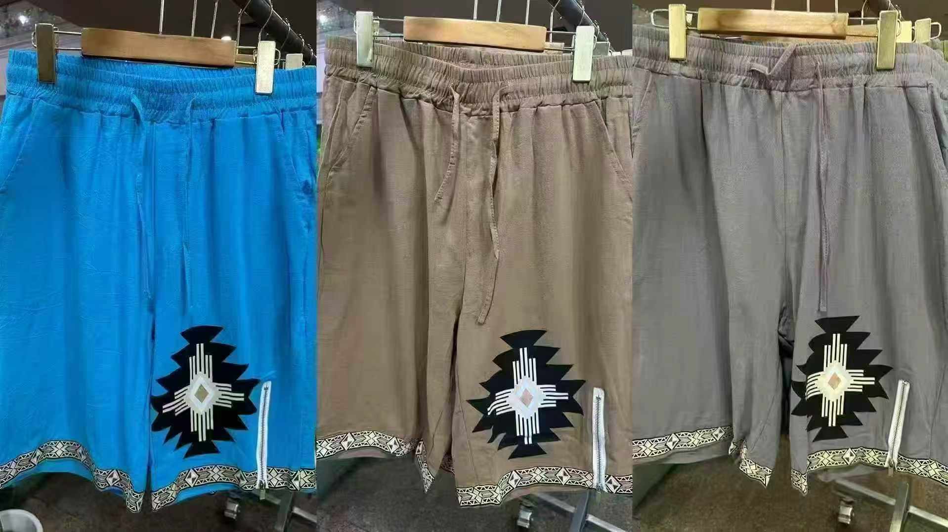 1380 Pieces Linen Cotton Cropped Pants With Zipper, Individual Packing - Image 1