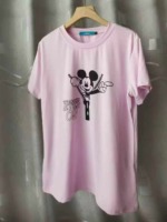 Cartoon Creative Mickey Women's Short Sleeve T-Shirt Summer Casual Tops S-XL, Around 6800 Pieces Total, 10 Pieces Per Pack - Image 6