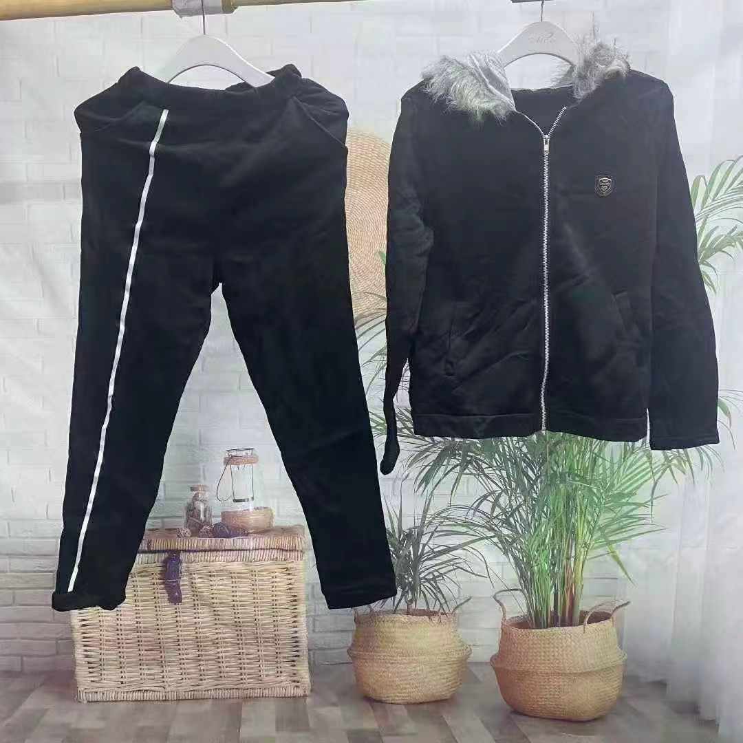 2025 Fall New Unisex Loose Tracksuit Set, S-XL, Individual Pack, About 70 Sets Bulk Stock Clearance - Image 1