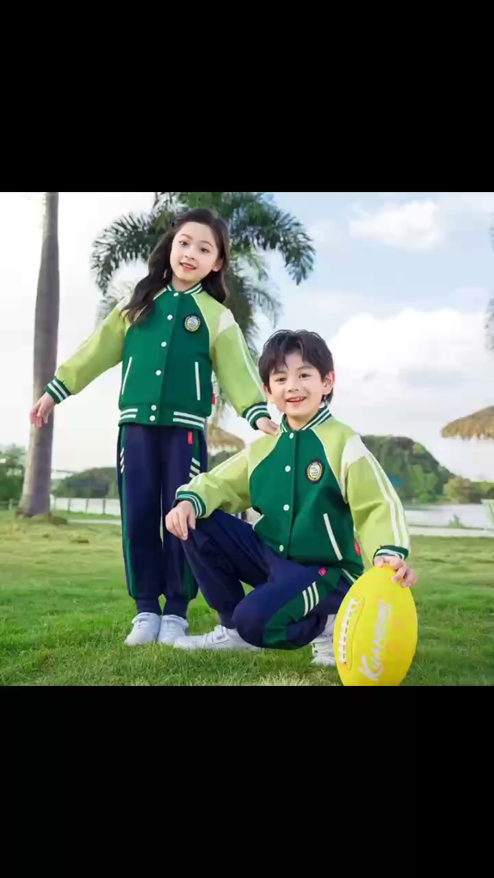 About 300 Sets Clearance Long Sleeve School Uniform Sets For Wholesale Export - Image 1