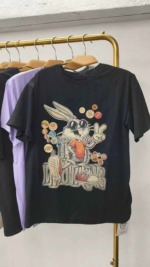 2000 Pieces Big & Small Size Cotton Unisex T-Shirts Clearance Stock Wholesale Export - Image 2