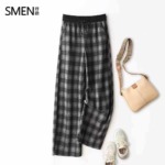 12500 Pcs Fashion Faux Mink Plaid Women's Pants Bulk Stock Wholesale - Image 8