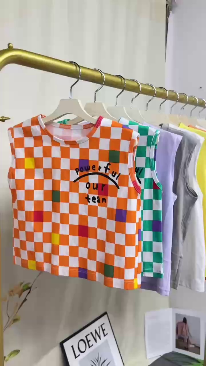 Whole Lot Clearance 1342PCS Kids Trendy T-shirts & Vests Chinese Clothing Stock Lots - Image 1