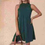 Clearance Stretchy Ruffled Sleeveless Vest Dress, Sizes S-2XL, Approx 100 Pieces, Multi-color - Image 9