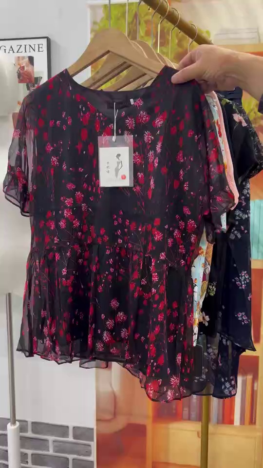 Around 400 PCS Bulk Mom Tops Clearance, 7.8 CNY Per Piece, Individual Packing Sizes S-3XL - Image 1